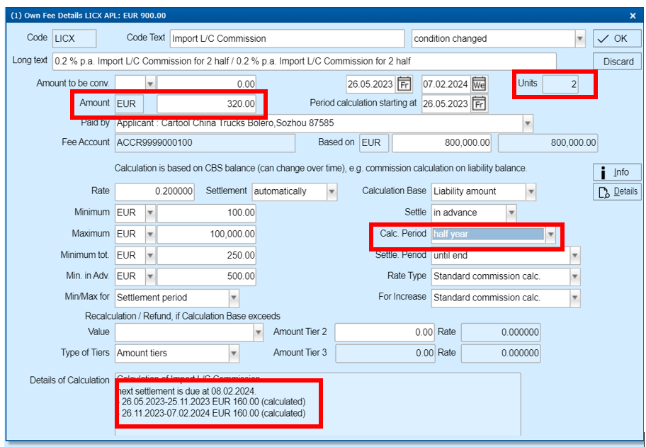 DOKA Basic Fee Calculation and Different types of Calculation Period used DOKASaaS Help